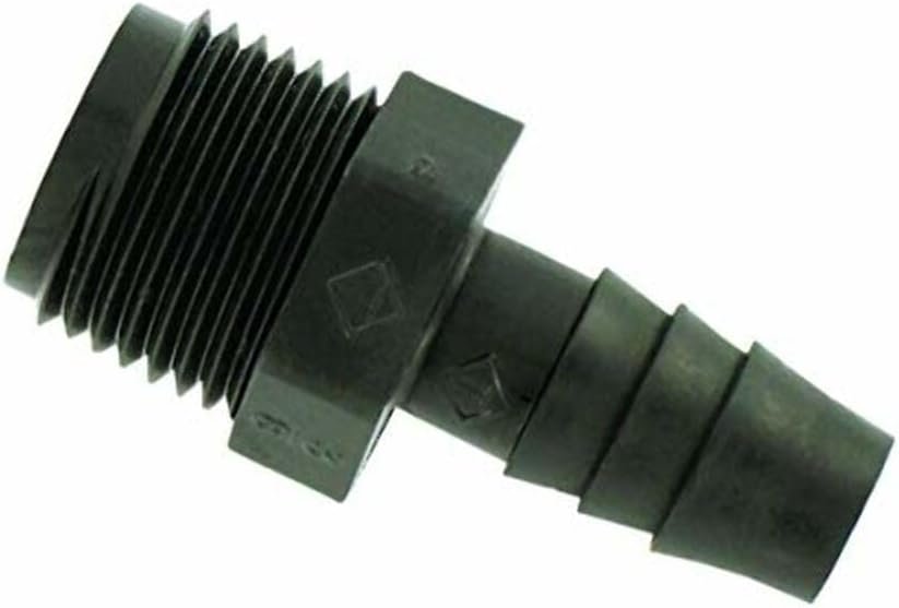 Valterra RF834 Male Adapter Coupler – 3/8in MPT x 3/8in Barb Polypropylene RV Fresh Water Plumbing Fitting - Image 4