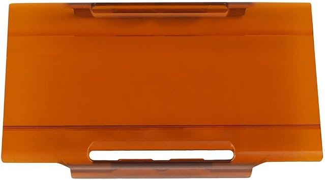 RIGID Industries 106993 6in E-Series Amber Pro Cover – Polycarbonate Snap-On Lens Protection for LED Light Bars