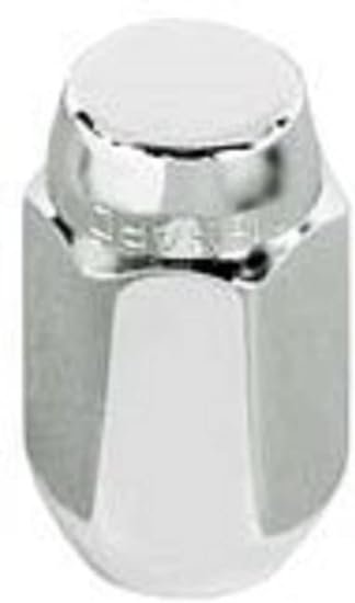 McGard 64021 Cone Seat Lug Nut Set – M14x1.5 Thread, 13/16in Hex, 1.945in Length, Chrome Steel 4-Pack