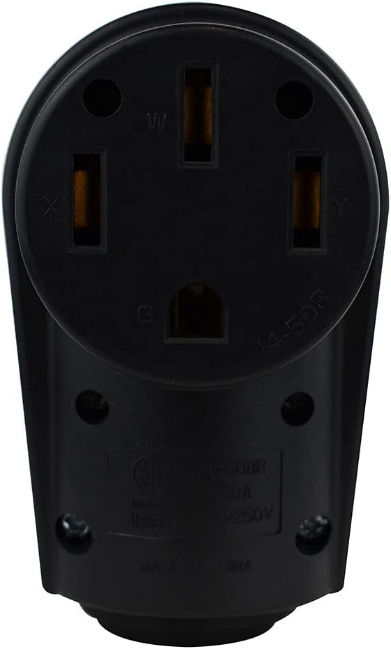 Hughes Autoformers 50ASOCKET Universal 50 Amp RV Female Socket – Replacement Connector with Weather-Resistant Construction - Image 2