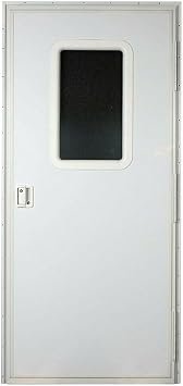 AP Products 15217721 32×72 Square RV Entry Door – Right-Hand Exterior Trailer Door Assembly