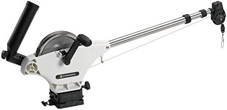 Cannon Uni-Troll 10 STX TS 1901140 Manual Downrigger – 24in-53in Telescopic Boom with Tournament Series White Finish - Image 3