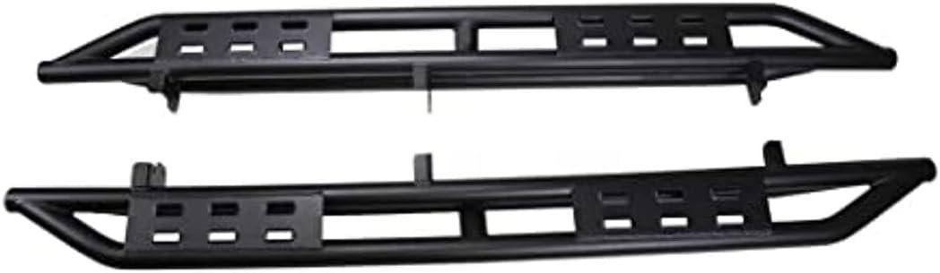 TrailFX BR011T Bronco 4-Door Rocker Protection Step – Matte Black Powder-Coated Steel – Set of 2 with Welded Step Plates - Image 4