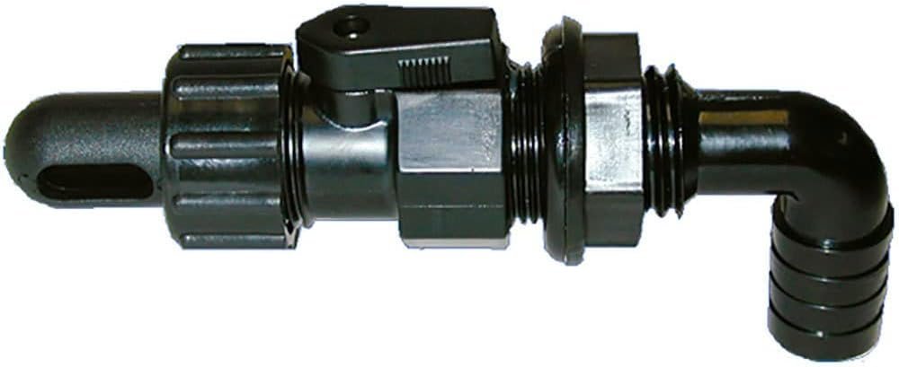 T-H Marine AHVWD90DP Adjustable 90 Degree Aerator Head – 3/4in Livewell Spray Head with Directional Flow Control
