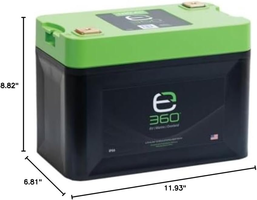 Expion360 EXG27100C Group 27 Lithium Battery – 12.8V 100Ah LiFePO4 Deep Cycle RV and Marine Battery - Image 4