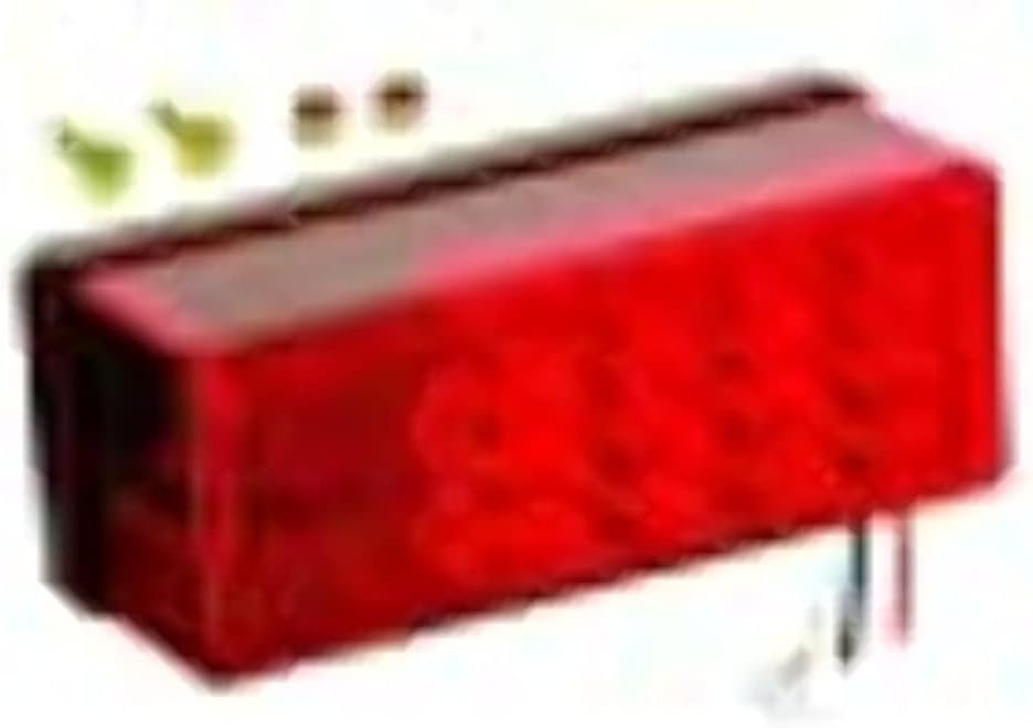 Wesbar 407535 LED Low Profile Wraparound Tail Light – 8-Function Trailer Light with Sealed Housing and Red Lens - Image 3