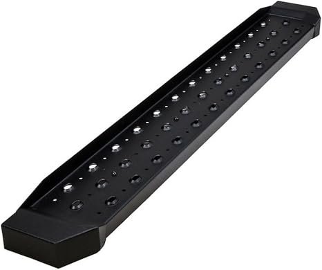 TrailFX FBV01B Rear Step Bar – Black Powder-Coated Steel – Rear Bumper Step for Vans and Commercial Vehicles