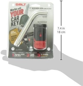 Strattec 7018447 5/8 in Receiver Lock – Ford Hitch Security Lock with Hardened Steel Pin and Keyed Operation - Image 2