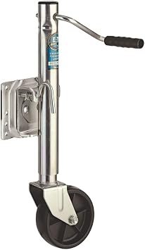 Dutton-Lainson 22457 Swivel Trailer Jack – 1,000 lb Lift Capacity, Sidewind Handle, Zinc-Plated Finish
