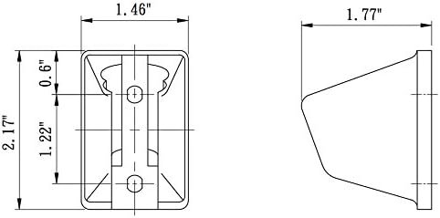 Dura Faucet DFSA156BQ Shower Wand Bracket – Brushed Quartz RV Handheld Shower Holder with Wall-Mount Design - Image 2