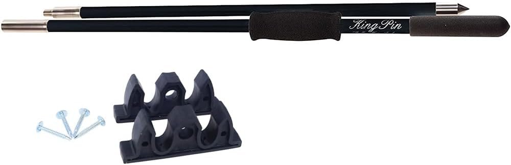 CMP Group KPP100B 10-Foot Black 2-Piece Anchor Pole – Modular Shallow Water Anchoring Pole for Marine Systems - Image 2