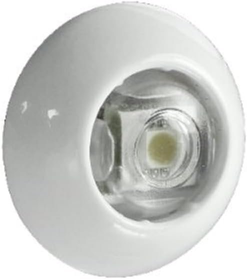 Lumitec 101053 Exuma Courtesy Light – White Stainless Steel Housing with Blue LED Marine Accent Lighting