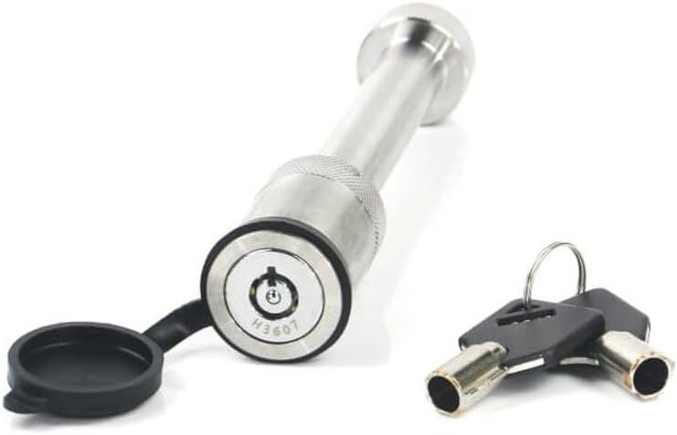 Weigh Safe WS05 Hitch Locking Pin – 5/8in Diameter Stainless Steel Receiver Lock for 2in to 3in Hitches