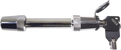 Trimax SXT3 Premium Stainless Steel Receiver Lock – 5/8in Pin with 2-3/4in Span for Class III, IV & V Hitches
