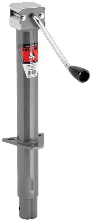 Bulldog 1700100317 A-Frame Trailer Jack – 5,000 lb Lift Capacity, Round Steel Construction, Topwind Operation