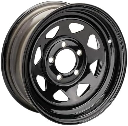 Americana 20353 Trailer Wheel – 14x5.5 Steel Spoke Rim with 5 on 4.5 Bolt Pattern and Black Finish - Image 2