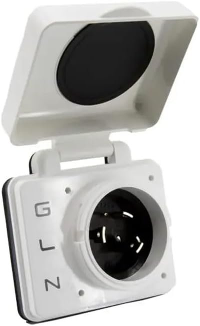 Hughes Autoformers SV30APIW SafeView Smart RV Power Inlet – White 30 Amp Twist-Lock Inlet with Halo Status Light & Fault Detection - Image 5