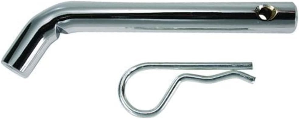 Trimax SP200 5/8in Receiver Pin & Clip – Hardened Steel Hitch Pin with Triple Chrome Finish for Class III, IV & V Receivers