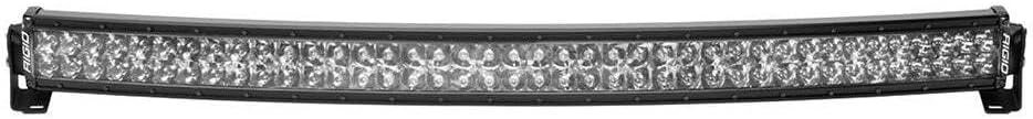 RIGID Industries 884213BLK RDS Pro 40in Spot Mid-Size Light Bar – Curved Black Housing LED Auxiliary Lighting