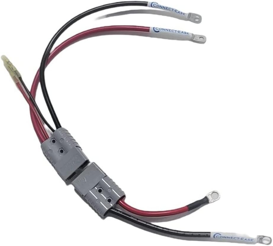 Connect-Ease RCE24VSCK Ignite 24V Single-Case Lithium Battery Wiring Kit – 6-Gauge Harness with 60A Breaker and Charging Leads