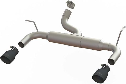SpeedFX 50600 Axle-Back Exhaust System – Stainless Performance Exhaust for Jeep Wrangler JK Models