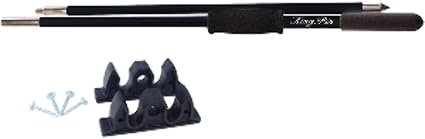 CMP Group KPP100B 10-Foot Black 2-Piece Anchor Pole – Modular Shallow Water Anchoring Pole for Marine Systems