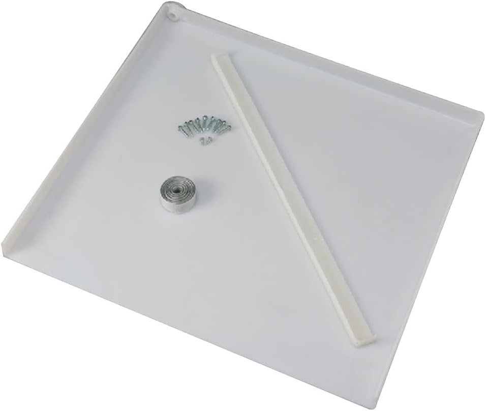 Westland PI22 Splendide Drain-A-Way Pan – 22in Washer Drain Pan with Integrated Water Drain System