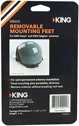 KING MB600 Removable Roof Mount – Portable Satellite Antenna Roof Bracket for Tailgater and Quest Systems - Image 6
