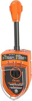 Arcon 19759 Surge Protector – 50 Amp 240V RV Power Protector with cETL Certification and Weather-Resistant Housing
