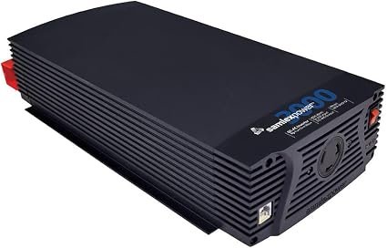 Samlex NTX-3000-12 Pure Sine Wave Inverter – 3000W 12V DC to 120V AC Converter with Digital Display and USB Port