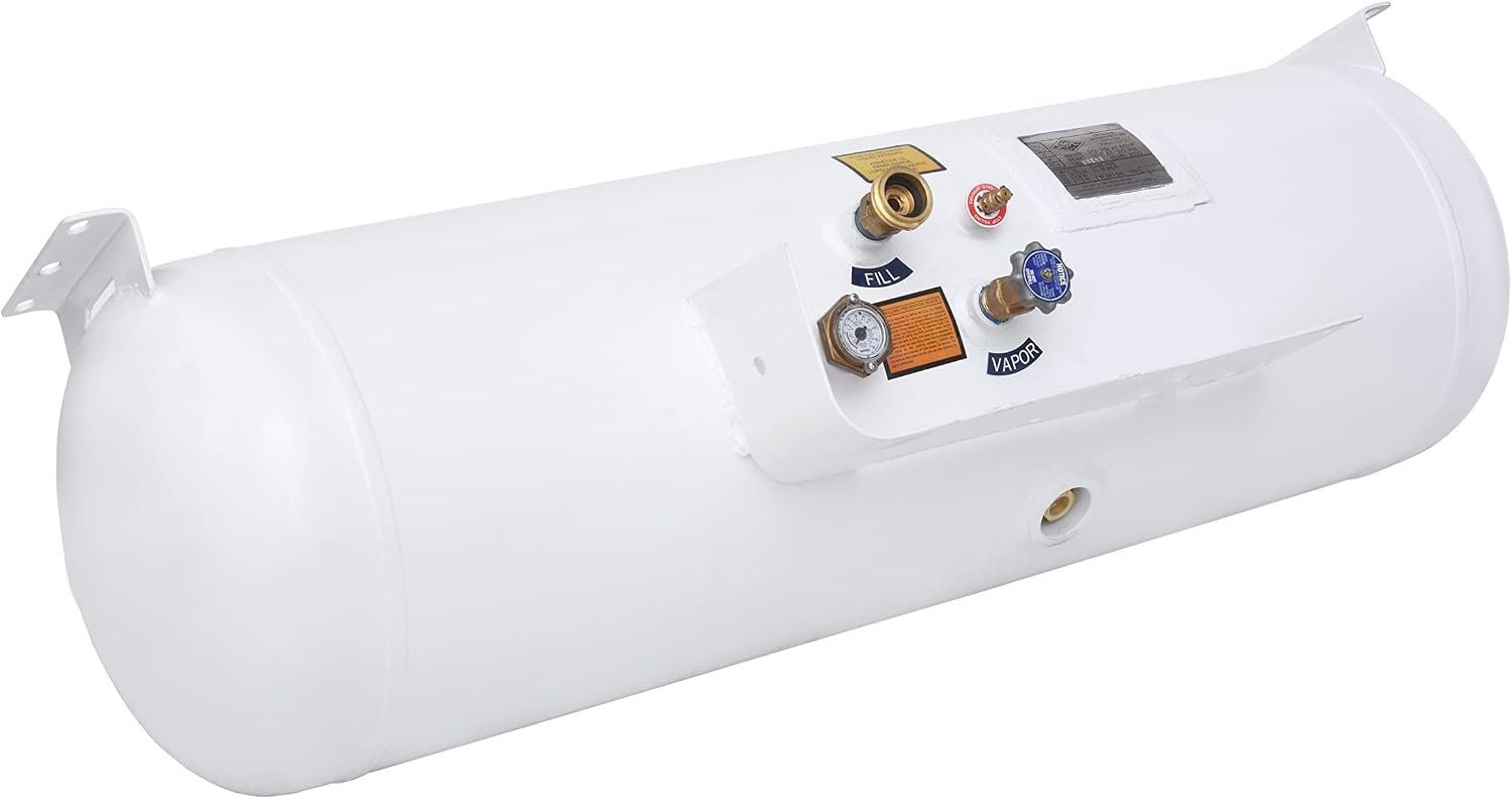 Flame King YSN293 29.3 Gallon RV ASME Vapor Cylinder – Permanent-Mount Propane Tank for Motorhomes and RV Applications - Image 5