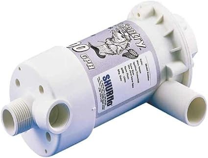 SHURFLO 800 GPH Bilge Pump – 12V DC Submersible Marine Pump Rated for Up to 40 ft Head