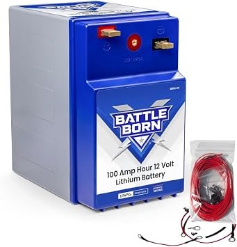 Battle Born BBGC2H Heated LiFePO4 Battery – 100Ah 12V GC2 Battery with Internal Heating Technology