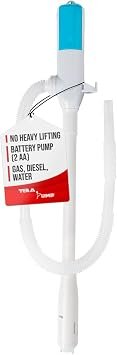 Tera Pump 20039 TRHA01 Battery Transfer Pump – Compact AA-Powered Liquid Transfer Pump for Fuel, Water and Utility Fluids