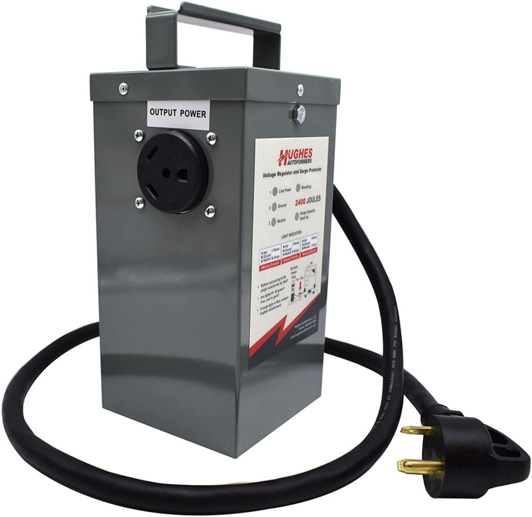 Hughes Autoformers RV2130SP 30 Amp Voltage Booster and Surge Protector – Automatic Voltage Boost with Integrated Protection - Image 3
