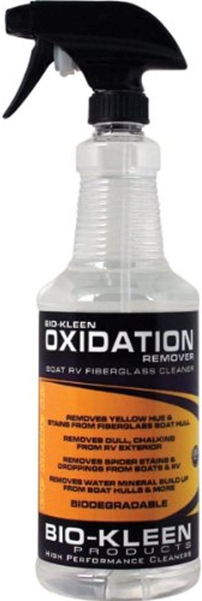 Bio-Kleen M00707 Oxidation Remover – 32 oz Fiberglass and RV Surface Cleaner for Oxidation, Water Stains and Teak Restoration