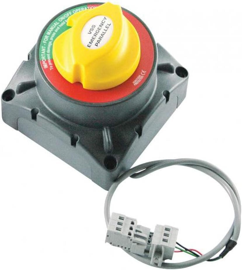 BEP 720MDVSO Motorized Battery Switch – 12/24V Remote Control Switching with Optical Sensor and 500A Capacity