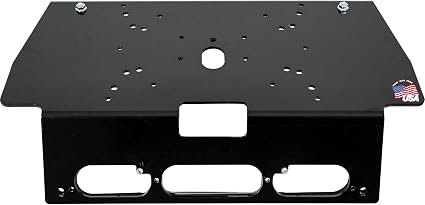 Buyers Products 8895551 Fleet Series Drill-Free Light Bar Cab Mount – Ford F-150 2015+, 22in Platform, 30 lb Capacity