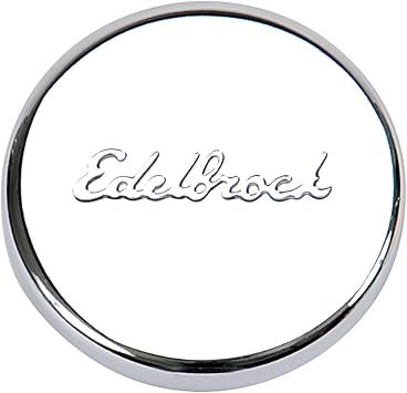 Edelbrock 4415 Chrome Oil Fill Hole Plug – Push-In Valve Cover Plug for Edelbrock Chrome Valve Covers