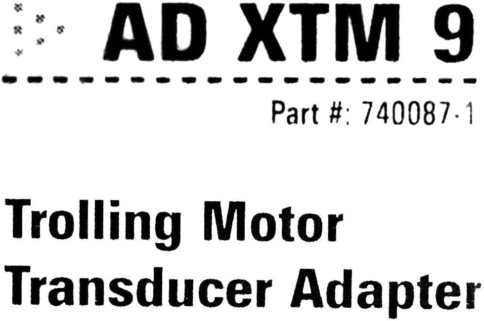 Humminbird AD XTM 9 740087-1 Trolling Motor Adapter – XNT Transducer Mounting Hardware for Minn Kota and Bow-Mount Motors - Image 4