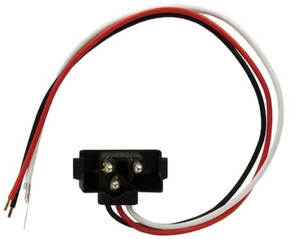 Buyers Products 5620350 Male 3-Pin Right-Angle Plug – 12 Inch Trailer Wiring Plug 25-Pack