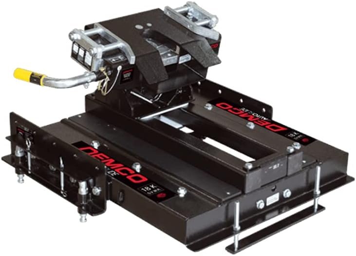 Demco 8550022 18K Autoslide Fifth Wheel Hitch – Under Bed Mount with 14in Travel and Wraparound Jaw System