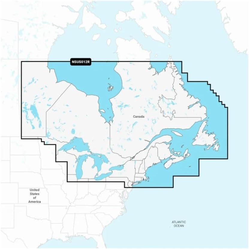 Garmin Navionics+ 010-C1484-20 Canada East & Greenland Chart Card – Coastal Marine Mapping with Daily Downloadable Updates