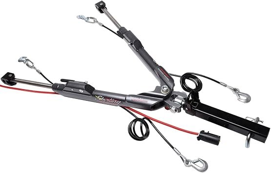 Roadmaster 576 Sterling All-Terrain Tow Bar – 8000 lb Capacity Aluminum RV Tow Bar with Integrated Cables and Freedom Latch