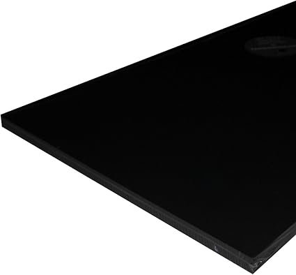 TACO Marine P10-5012BLK Marine Lumber Sheet – 12 x 27 x 1/2 in Black HDPE Marine Panel