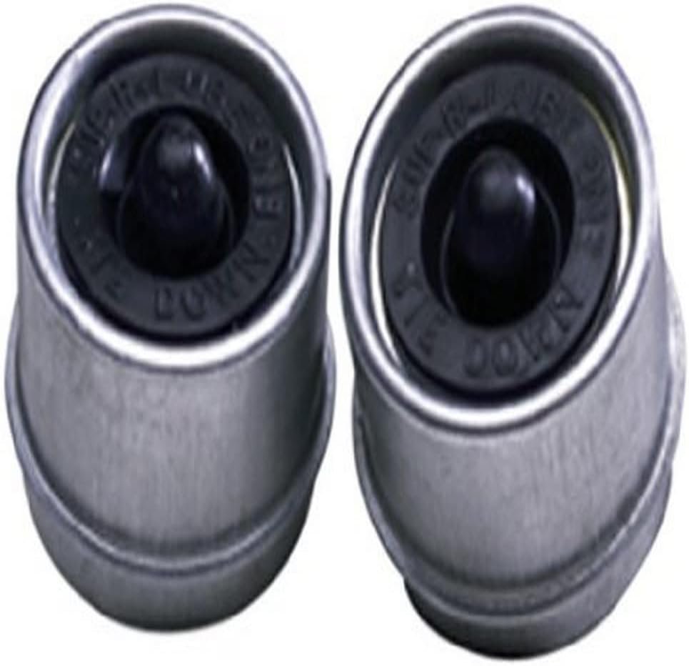 Dexter Marine 81168 Super Lube Dust Caps with Grommets – Pair of Trailer Hub Caps for Grease-Through Lubrication Systems