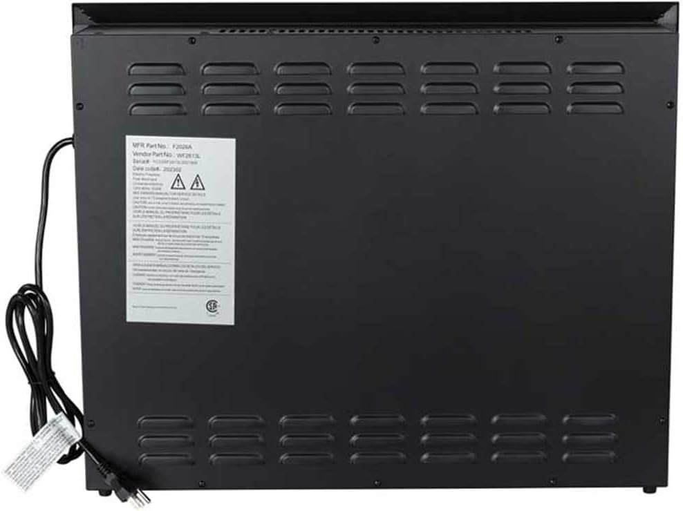 Greystone WF2613L 26in Curved Electric Fireplace – 4600 BTU Heating, 1400W Output with Remote and LED Flame Effects - Image 2