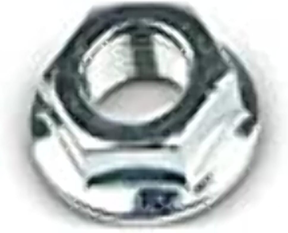 Lippert 122103 Hex Flange Lock Nut – 7/16in-20 Zinc-Plated Suspension Fastener for Trailer Axle and Leaf Spring Systems