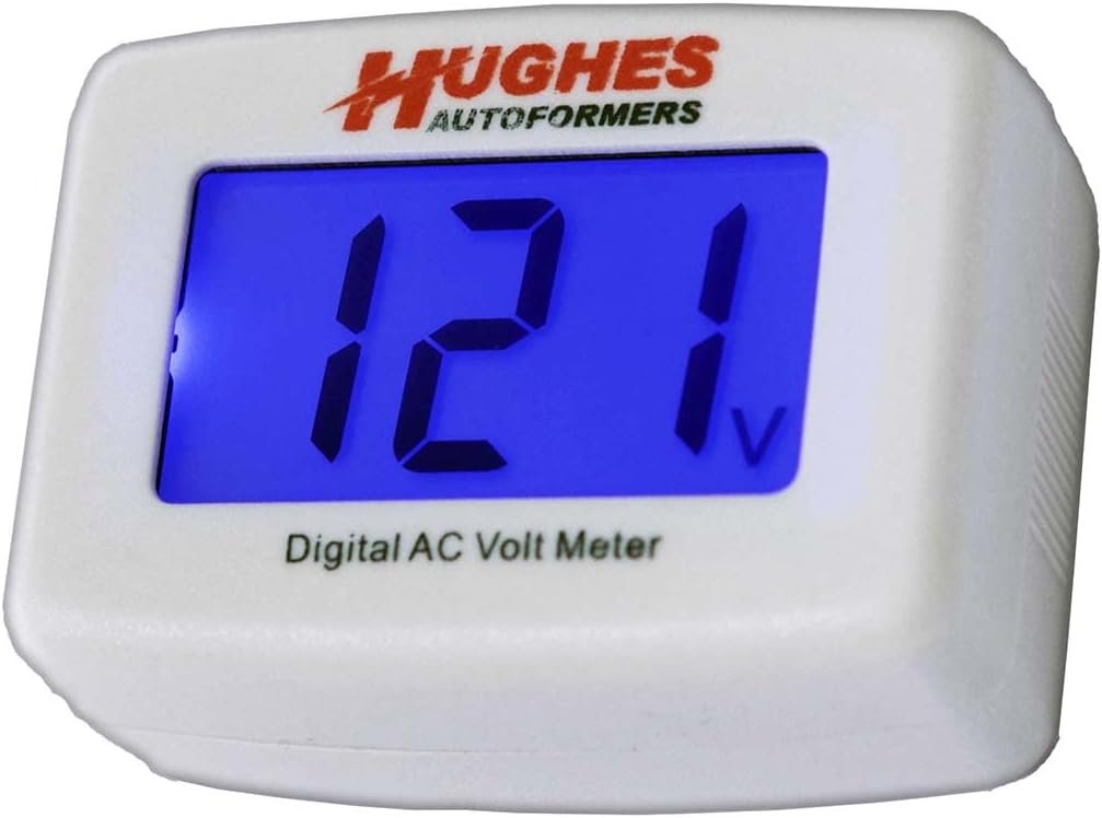 Hughes Autoformers DVM1221 Digital Volt Meter – AC Voltage Monitor with Compact Panel Mount Design - Image 2