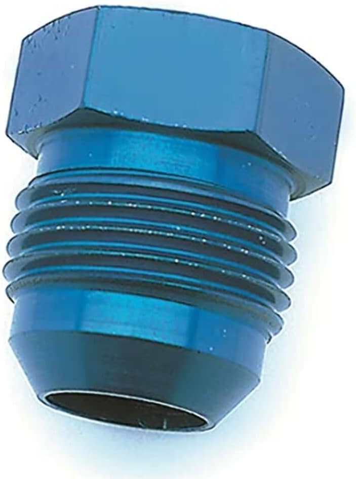 SpeedFX 560406 -4AN Flare Plug – Blue Anodized Aluminum Sealing Fitting with 37 Degree Flare Design for AN Systems - Image 2